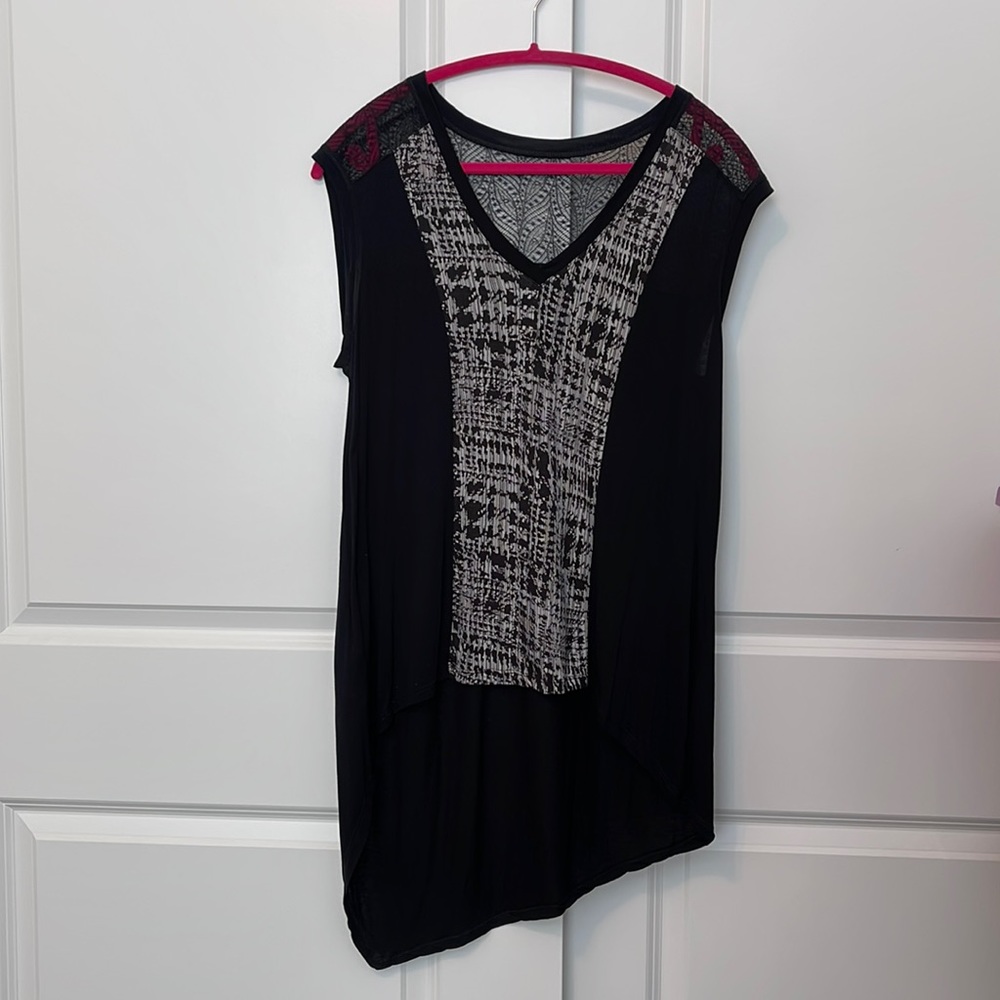 BCBG Max Azria Asymmetrical Tunic